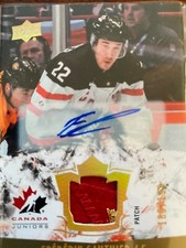FREDERIK GAUTHIER  #115...2015 TEAM CANADA JUNIORS ... AUTO/ PATCH  185/199 