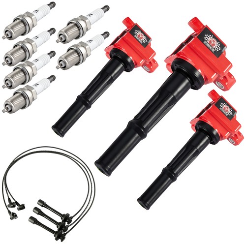 3x Ignition Coil & 6x Spark Plugs & Wires for Toyota Tacoma Tundra 3.4L V6 UF156 - Picture 15 of 17