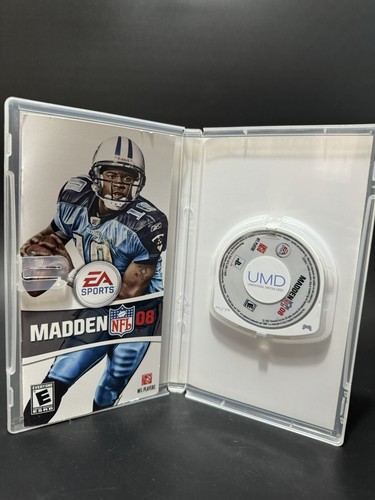 Madden NFL 08 Clear UMD Sony PSP AD Complete CIB - Tested - FAST Shipping! - Picture 3 of 3