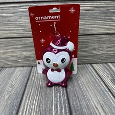 Happy Home By Rite Aid Christmas Ornament Pink Shiny Penguin