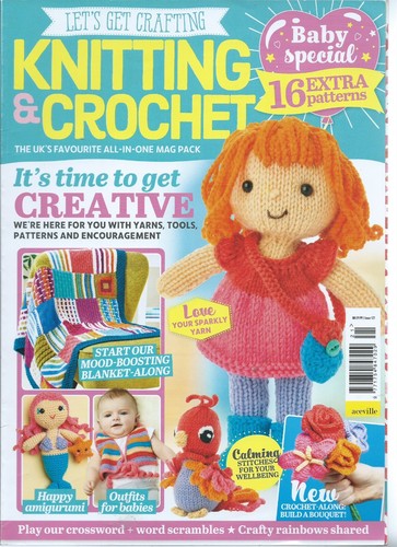 KNITTING & CROCHET MAGAZINE ISSUE 121 MAY 2020- GOOD CONDITION