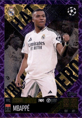 Topps 24/25 Match Attax Champions League 2024/2025 EXTRA alle PURPLE PARALLEL - 第 59/64 張圖片