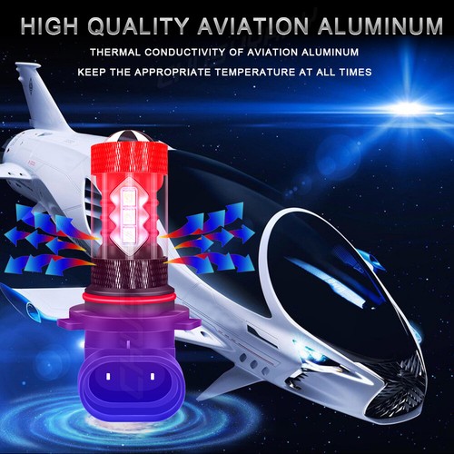 8000K Super Blue 9006 HB4 Halogen Xenon LED Bulbs Fog Lights Fog Driving Lamps - Picture 9 of 21