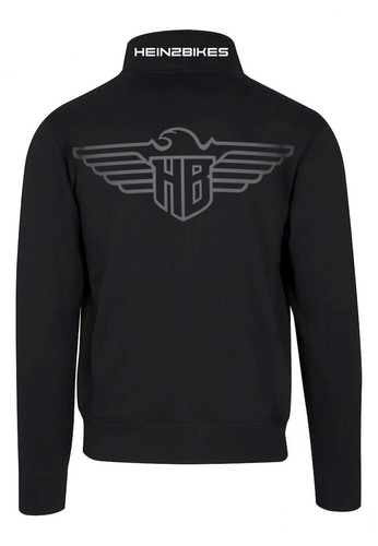 HeinzBikes CUT ZIPPER JACKET: Black M - Picture 2 of 2