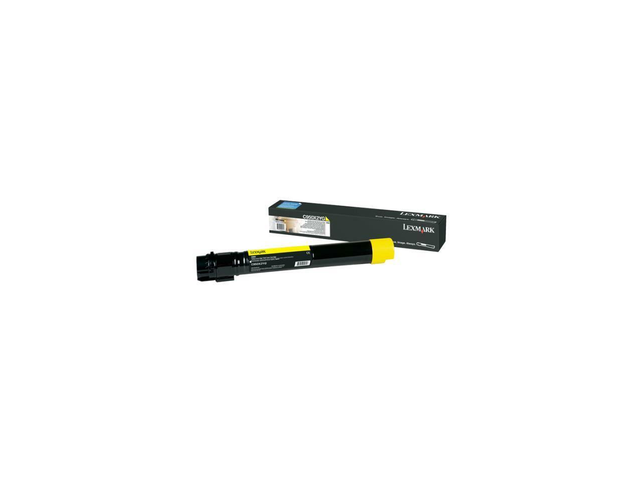 Картридж с тонером повышенной емкости Lexmark C950X2YG - Желтый