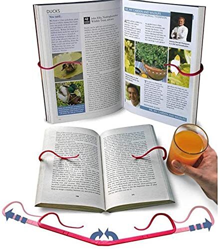 Verstellbare Freisprech Lese Halterung Buch Seiten Halter zum Lesen Tragbar... - Bild 6 von 8