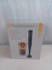 Toastmaster Immersion Blender NIB Black w Blending Cup 100 Watt One Touch