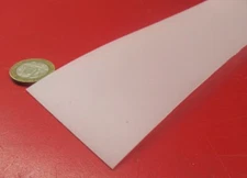 Hdpe White Bar 1/32" (.031") Thick x 2.25" Wide x 12" Long, 24 Pcs, 24 Ft Total