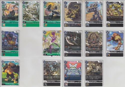 Digimon Card Game Booster Part 4 CUR Complete Set 100 Cards Bandai Japanese - Picture 4 of 7