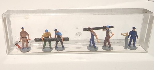 Merten 876 - Set of (6) Railway & Track Repair Figures for  - Picture 1 of 3