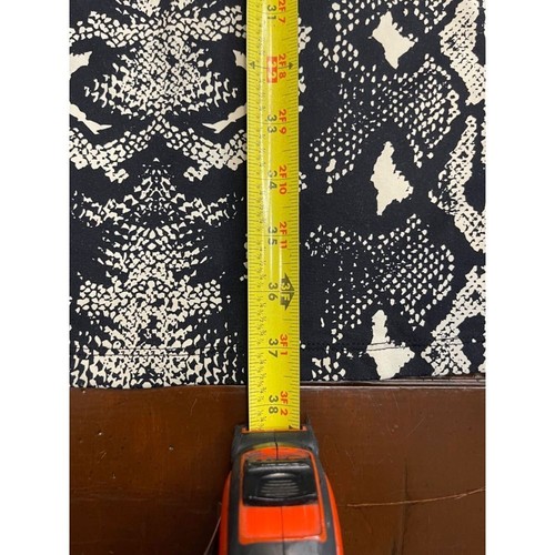 J. McLaughlin Snake Skin Print Pencil Dress Women Small Black White 3/4 Sleeve S - Picture 8 of 14
