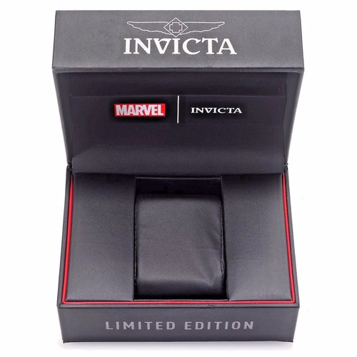 Invicta 26802 Marvel Black Panther grau blau Silikonband limitierte Auflage 52 mm - Bild 2 von 2