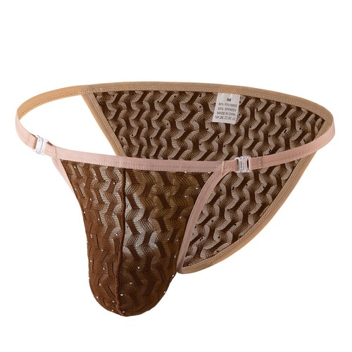 Sexy Calzoncillos Para Hombre Calzoncillos Transpirables de tiro bajo Hebilla Desmontable Lencería Suave - Imagen 26 de 41
