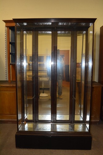 Vitrine display cabinet Verkaufsvitrine Sammlerschrank Ladeneinrichtung flach 25 - Bild 12 von 18