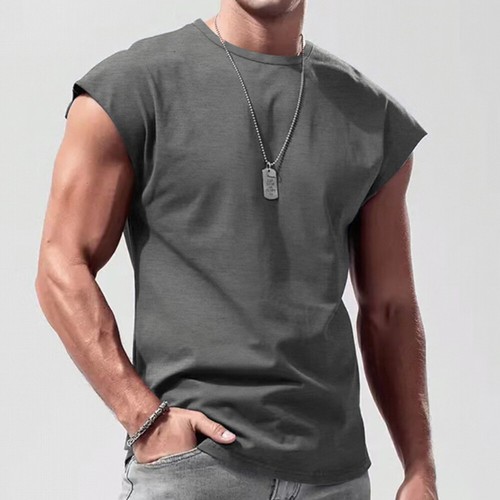 Plus Size 38-50 Mens Vest Tank Tops Summer Bodybuilding Gym Muscle T Shirt Tee - Picture 11 of 44