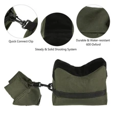Hunting Shooting Rifle Bench Rest Front Rear Bag Target Stand Support Sandbag US