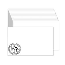 Index Cards 4"x 6", Set of 50, Card stock, Cards for notes - Inspirational Notes