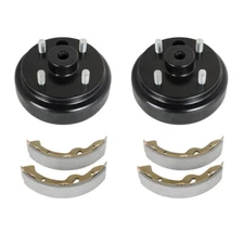 Rear Brake hub Drums Brake Shoe Kit For EZGO Electric TXT 96+ 70795G01 Golf Cart