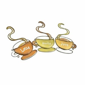 Coffee Cup Metal Wall Art Now with free UK P&P! Coffee Cup Metal Wall Art Now with free UK P&P!