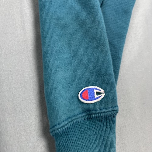 Vintage Champion 1/4 Zip Sweatshirt Real XXL 2XL Blank USA Made 90s VTG - Picture 4 of 9