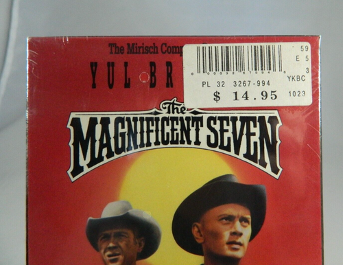 The Magnificent Seven VHS New Sealed 1991 Yul Brynner Steve McQueen Eli Wallach - Picture 8 of 10