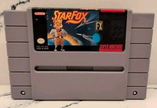 Vintage Star Fox SNES Authentic (Super Nintendo Entertainment System 1993) Works