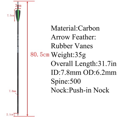 Juego de arco recurvo de tiro con arco de 30"" 20-60 lb derribo extremidades de núcleo de bambú objetivo de tiro - Imagen 6 de 13