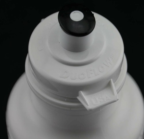 2 QTY California Springs DuoFlow 20oz Ounce Bicycle Water Bottles White NEW - Picture 3 of 5
