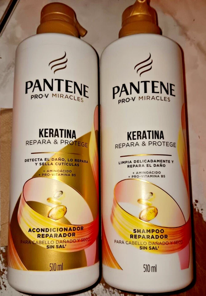 НАБОР ШАМПУНЕЙ PANTENE KERATINA Y ACONDICIONADOR - Изображение 2 из 3