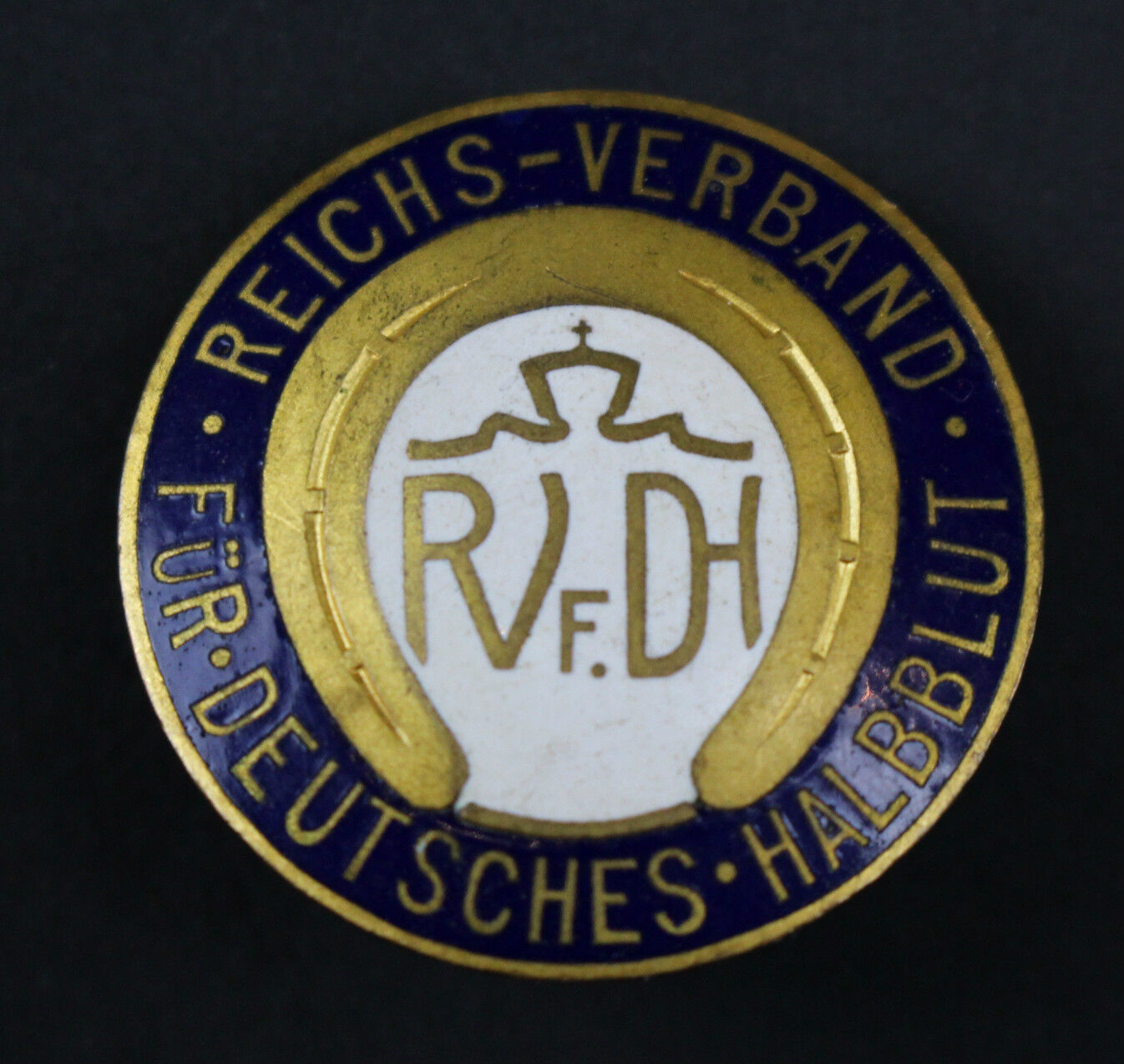 Odznaka członkowską Reichsverband für Deutsches Halbblut Pferde Reiten Nowa praca, najnowsza praca