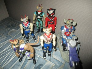 Night Shift Vinnie Modo,Throttle VENDUTI SINGOLARMENTE Biker Mice