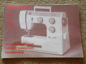 Bernette 705 720 730 740 E Sewing Machine Owners Instruction Manual | eBay