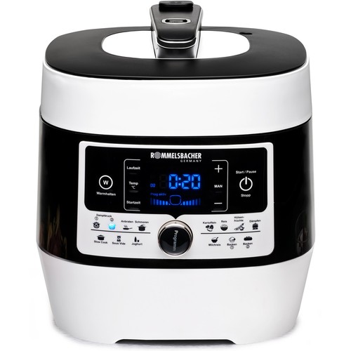 Rommelsbacher Dampfdruck- & Multikocher "MeinHans", weiß - Bild 1 von 9