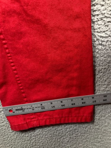 Vintage Red Ape Jeans Herren 38 (35x29) Rot Straight Y2K Hip Hop Urban Streetwear - Bild 10 von 22