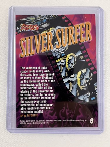 1994 Marvel Universe # 6 Silver Surfer - Picture 2 of 2