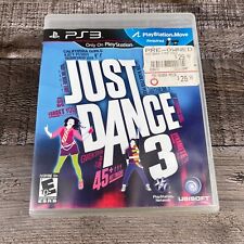 Just Dance 3 Sony PlayStation 3 PS3 Video Game Complete With Manual