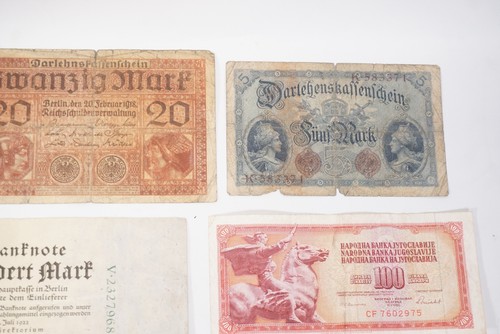 Lot Lot Old Banknotes Imperial Banknotes Pounds Loan Treasury Note Etc - Picture 9 of 10