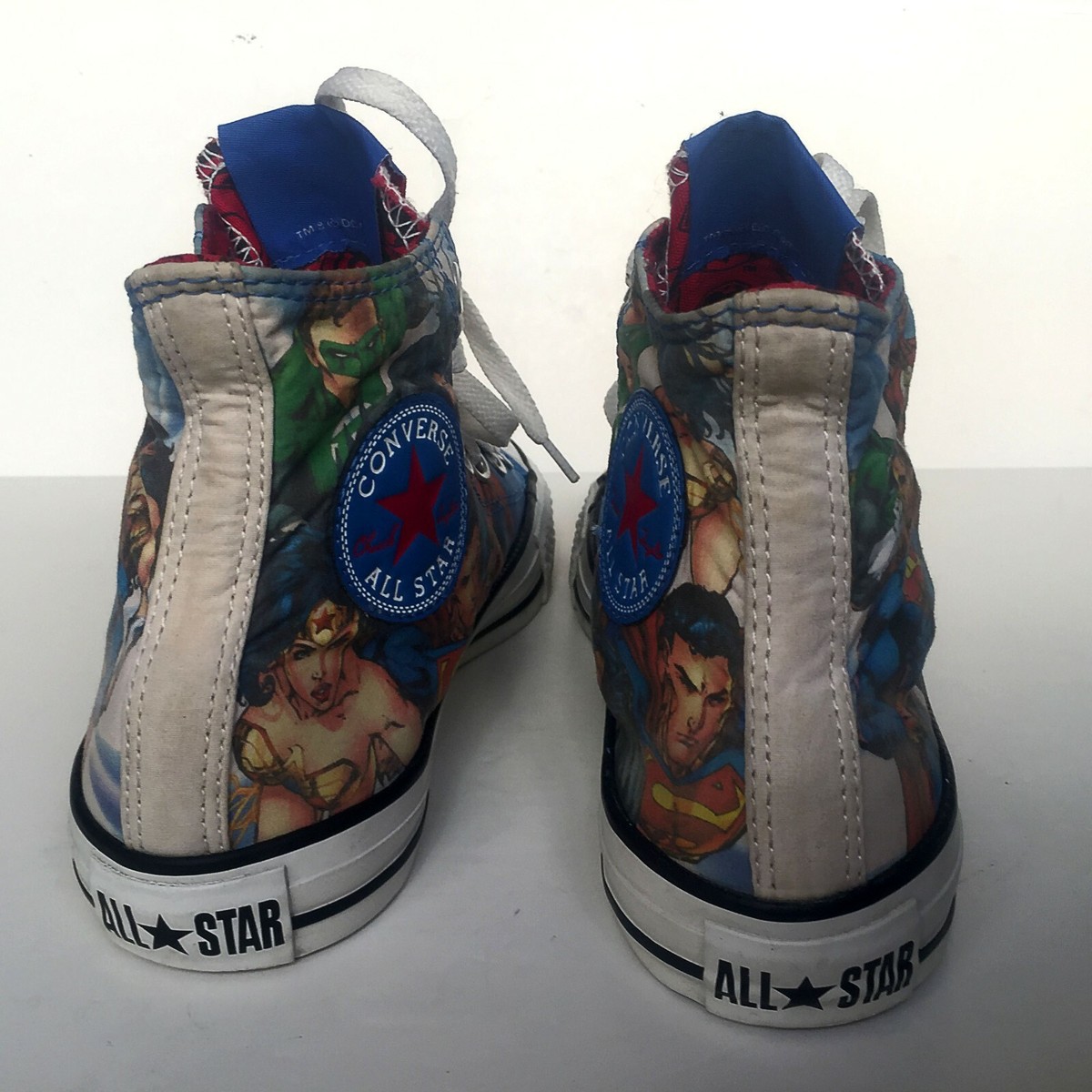 ?? Converse All Star High Top‎ Men 7 / Women 9 Justice￼ League DC Comics Shoes Converse DC Comics x Chuck Taylor All Star High Superman  main image 2