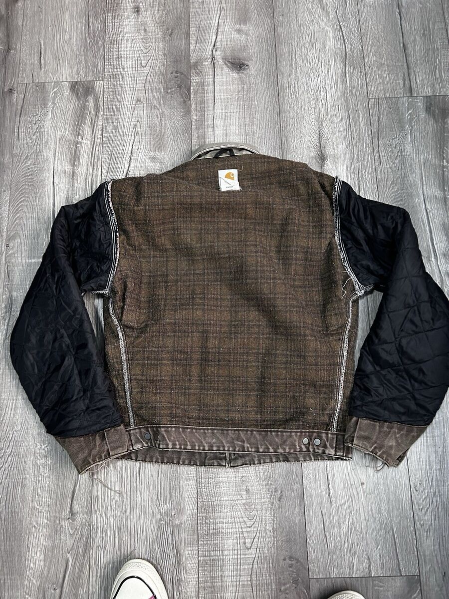 VTG 90s Carhartt J97 CHT Brown Flannel Lined Y2K Detroit VTG 90s Carhartt J97 CHT Brown Flannel Lined Y2K Detroit
