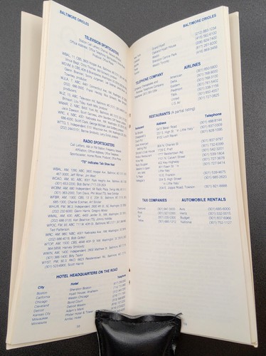 Guías de información de medios de béisbol de las Grandes Ligas MLB 1984, 1985, 1988 - Imagen 6 de 8