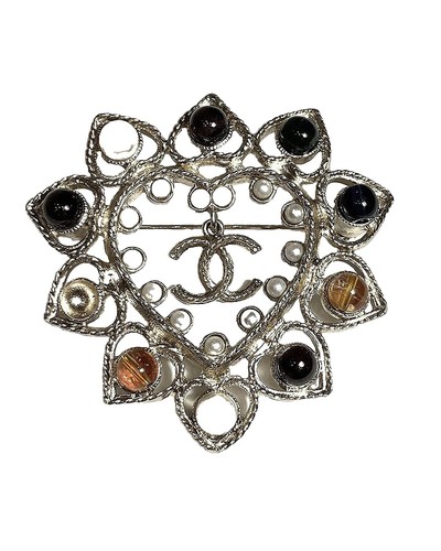Chanel Coco Mark Brooch Pin D15/C #303297C64B s-l400.jpg main image 2