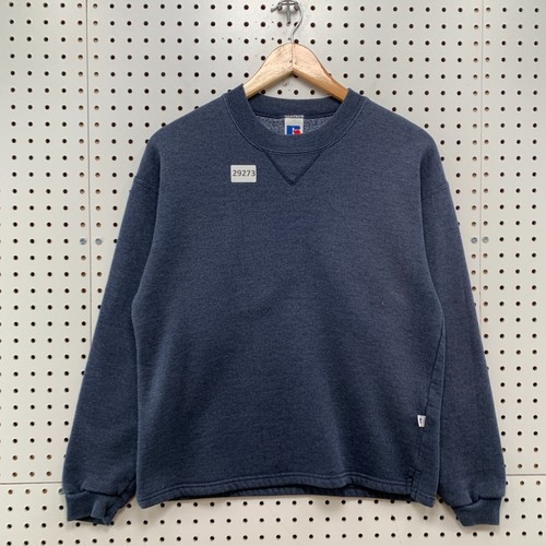 VTG 90s Russell Athletic Crewneck Sweatshirt Youth XL Blue Pullover USA 20x24 - Picture 13 of 21