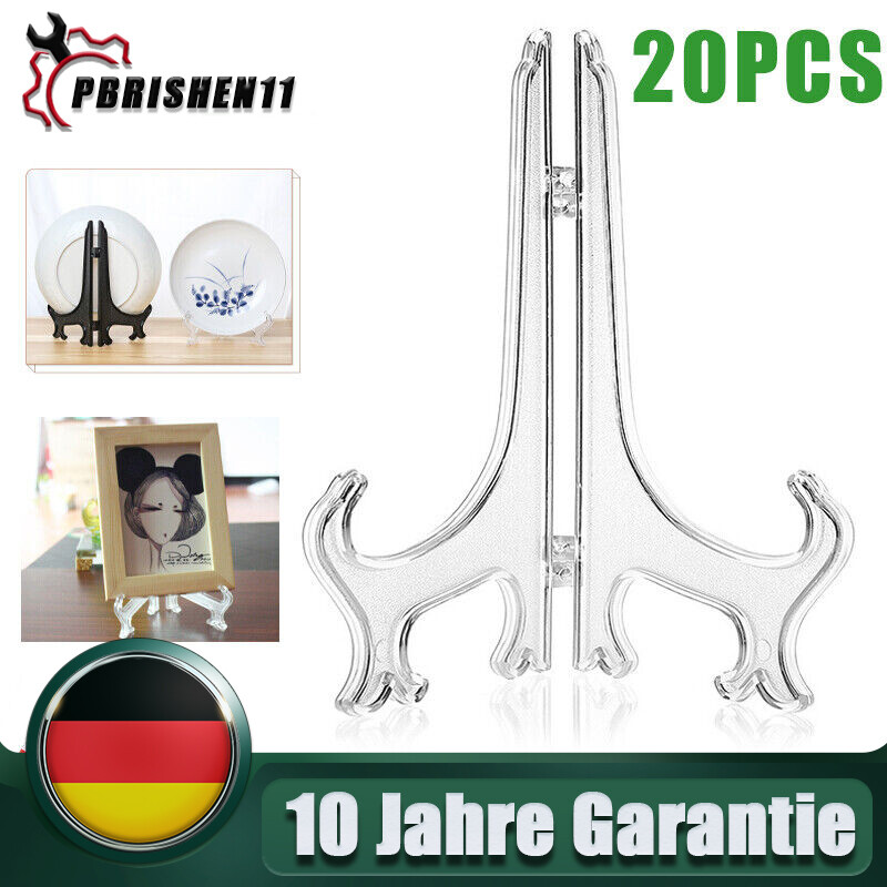 Zusammenklappbarer Tellerhalter Dekorativer Tellerständer Fotorahmen Halter