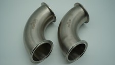 LOT OF 2 90 deg Elbow | Tri Clamp 2.5 (2 1/2) inch - Sanitary SS304 NEW