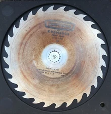 Sears Craftsman 10" Saw Blade #9-32668 Kromedge Chisel Tooth Chrome-Nickel Steel