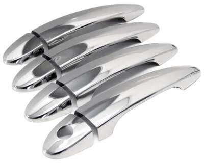 RECAMBO Manijas de puerta cromadas tapas de acero inoxidable adecuadas para BMW X3 | tipo E83 | año 2003 - 2010