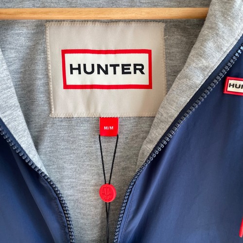 Hunter Water Resistant Jacket Men's Size M Navy Blue Utility Chores Casual Nwt - Picture 3 of 10