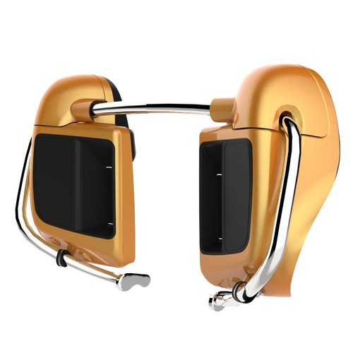 Hard Candy Gold Flake Lower Vented Fairings For Harley FLHR FLHXS FLTRX 2014+ - Imagen 3 de 17