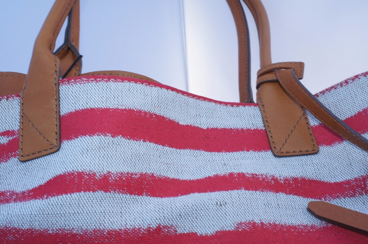 New Burberry Women's Bag Stripes Lauriston Tote Travel New Burberry Women's Bag Stripes Lauriston Tote Travel