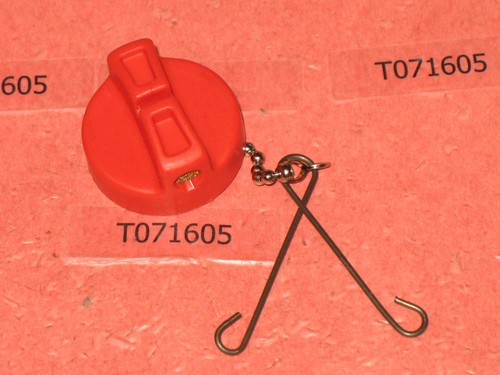OEM Genuine HOMELITE A-96936 red fuel gas fill cap ~ 240, 245 chainsaw NOS - Picture 2 of 5
